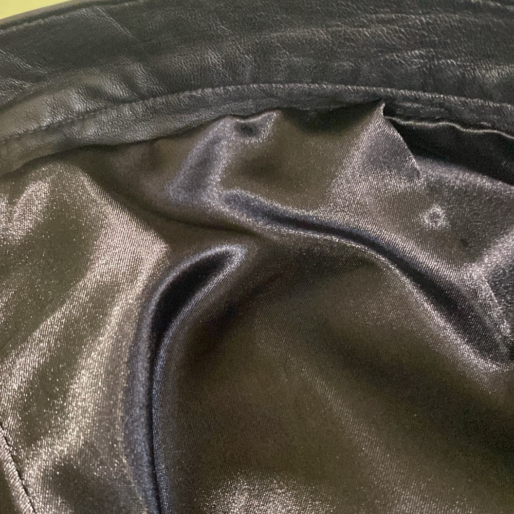 BLACK LEATHER PANTS - Picture 8 of 11